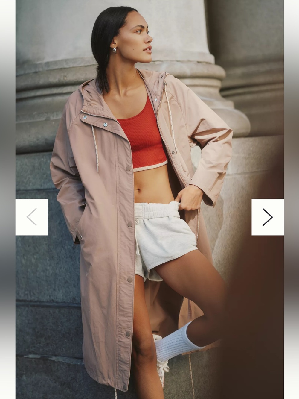 NWT VARLEY  Isa Lightweight Long Oversized Jacket XS